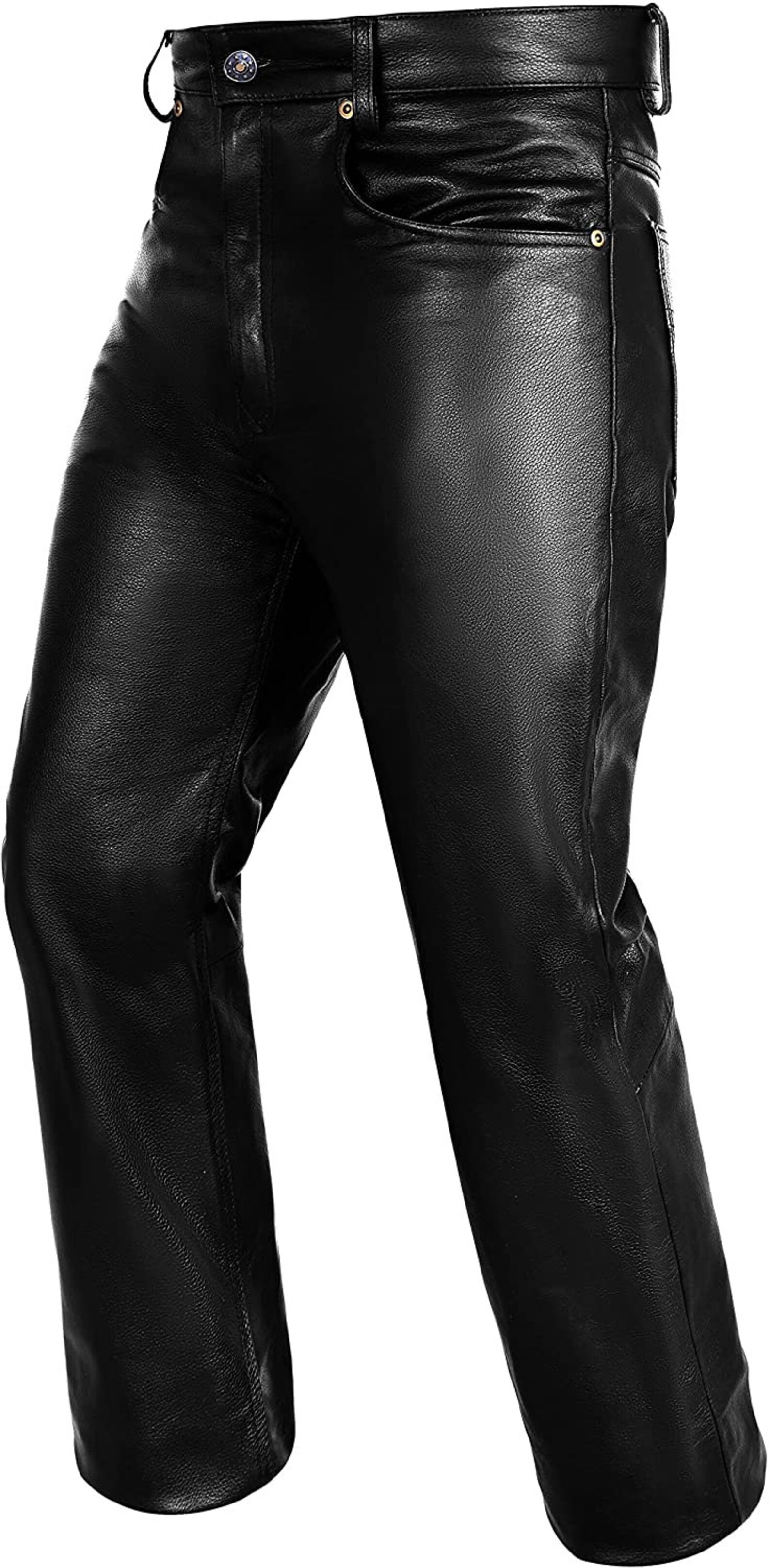 Real Leather Pants for Men Skin Fit Pants Handmade Real Etsy