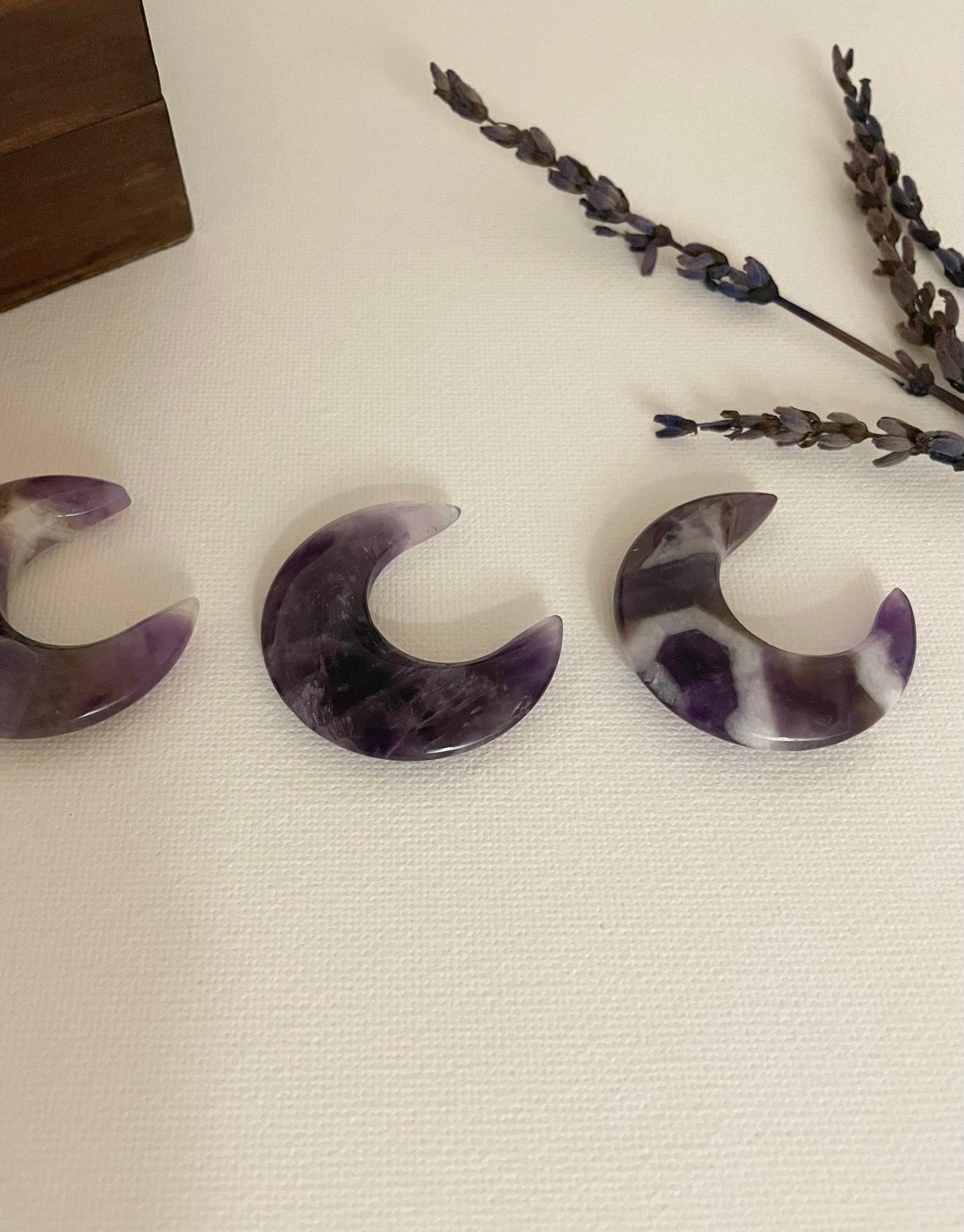 Croissant de Lune en Améthyste
