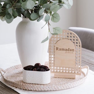 Ramadan Kareem sign, Rattan Sign, Modern Islamic Decor, Eid Mubarak, Islamic Decor, Islamic Art, Gift, Ramadan Mubarak sign