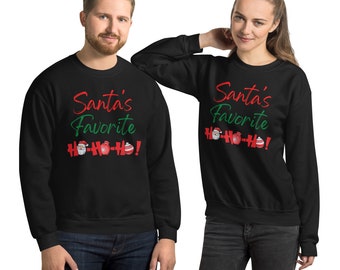 Funny Christmas sweater, Ugly christmas sweater, funny christmas shirt, Ugly sweater, Santa's favorite ho, Women's Christmas outfit