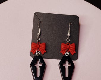 Niedliche Vampir Ohrringe | Lolita Gothic Schmuck