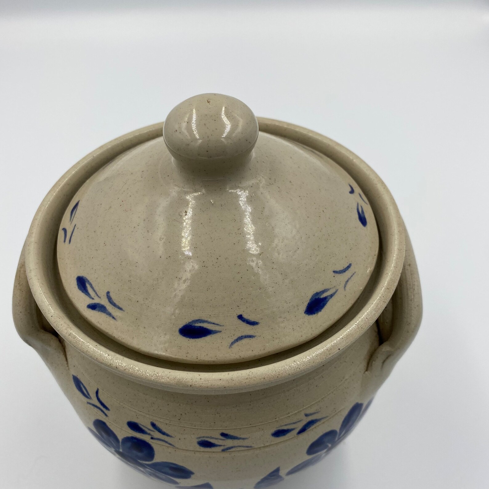 Williamsburg Pottery Factory 2001 Vintage Lidded Crock With Etsy
