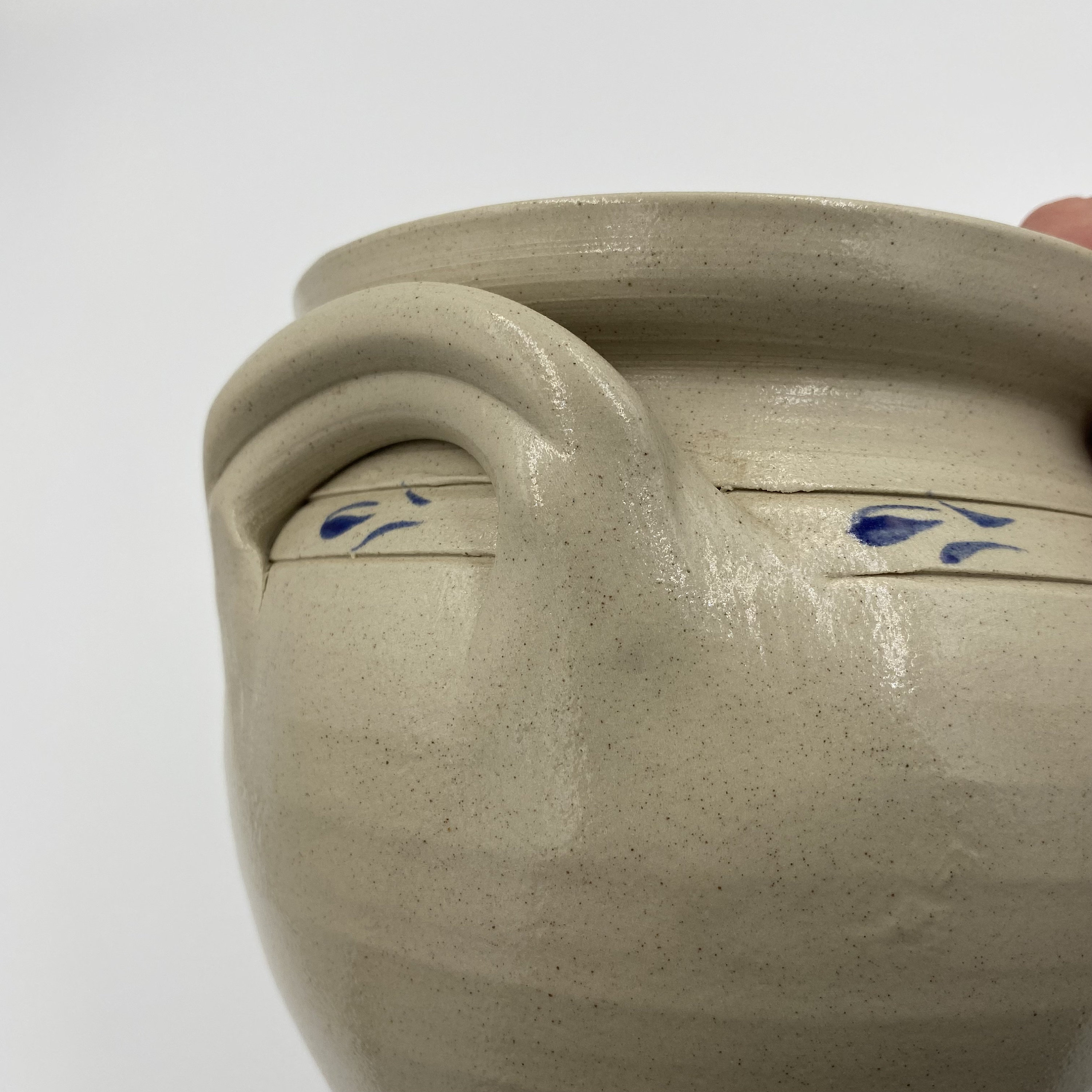 Williamsburg Pottery Factory 2001 Vintage Lidded Crock With Etsy