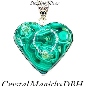 Amazing Rare Find from Congo-Malachite Chrysocolla Pendant, Natural Chrysocolla Gemstone 925 Silver Bezel Necklace Pendant Jewelry.
