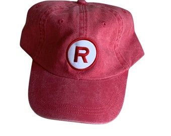 Rockford Peaches A League of Their Own movie-inspired vintage red "R" baseball cap
