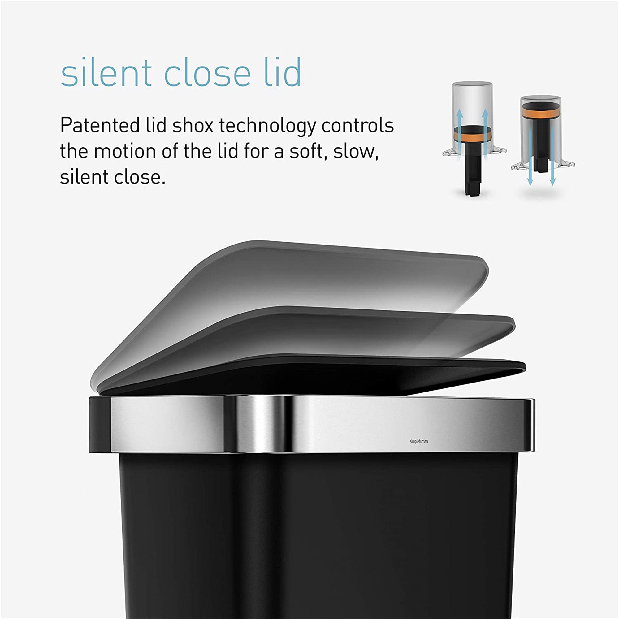 45 Liter rechteckige Küche Schritt Papierkorb mit Soft-Close | Etsy