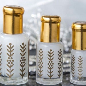 Original Musk Scent, Set of 3 White Musk Al Tahara, Concentrated Perfume Oil, Alcohol-Free - 3 ml, 6 ml, 12 ml, Original Musk Fragrance.