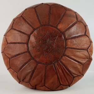 Originaler marokkanischer Pouf - Sitzpouf - Kelim Sitzpouf - Boho Sitzpouf