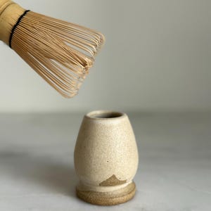Matcha Tea Whisk Holder - Oatmeal