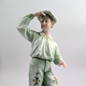 Gebrüder Heubach Porcelain Boy Figurine, c. 1885