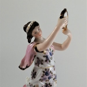 Antique porcelain figurine ,Volkstedt porcelain manufactory.