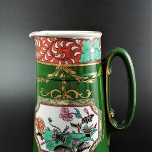 Rare antique Ashworth&#39;s Ironstone jug in the &quot;Trophies&quot; pattern