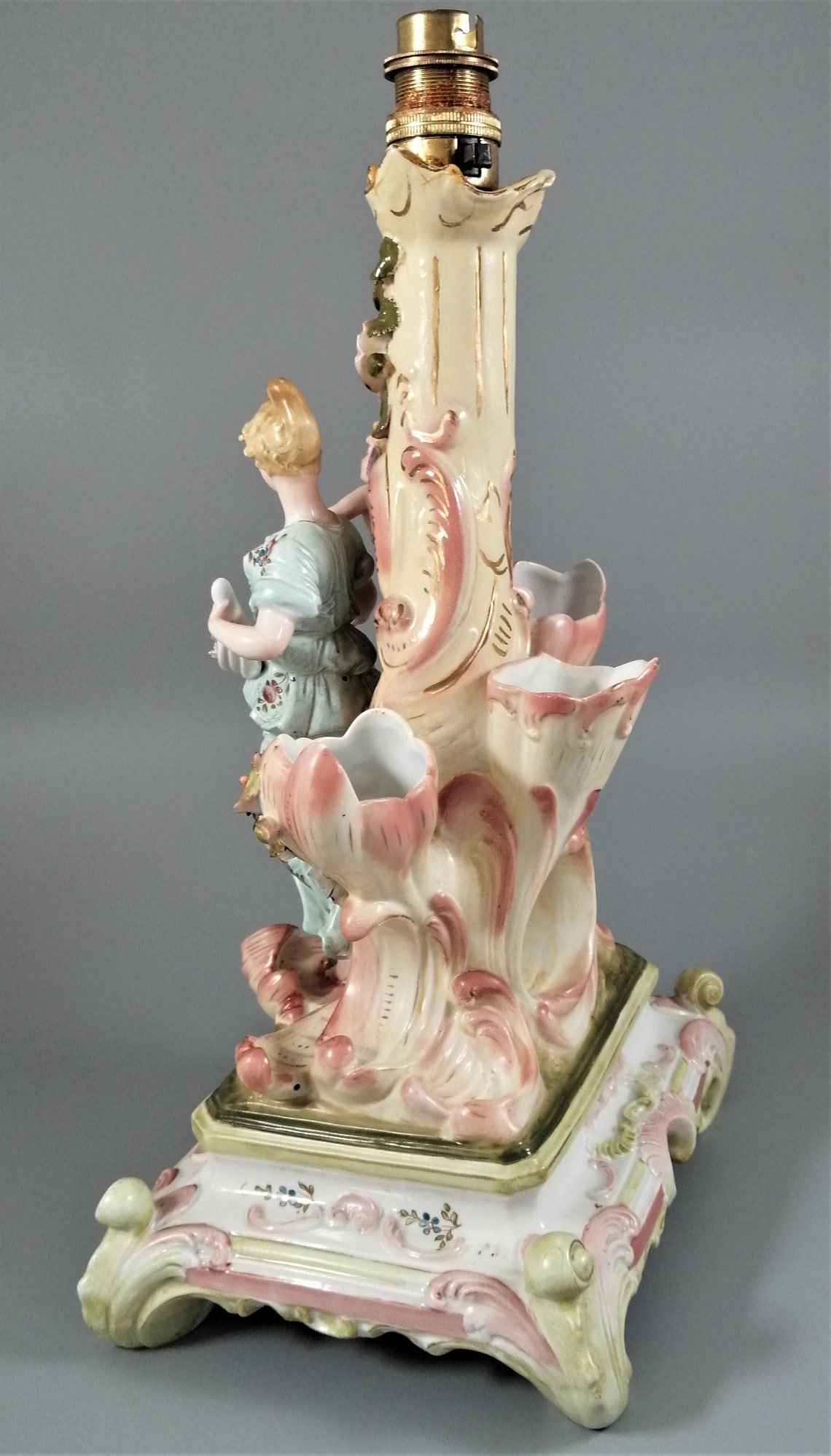Antique Porcelain Figural Lamp With CherubsСonta & Boehme Etsy