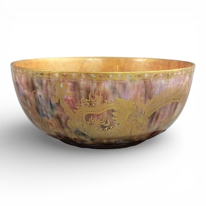 Daisy Makeig-Jones Wedgwood large lustre dragon bowl Z4823 c. 1915