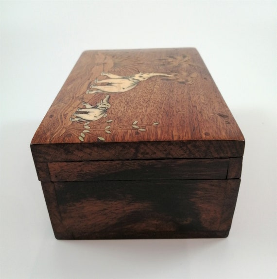 Antique rosewood jewellery box, mid 19th century. - image 3