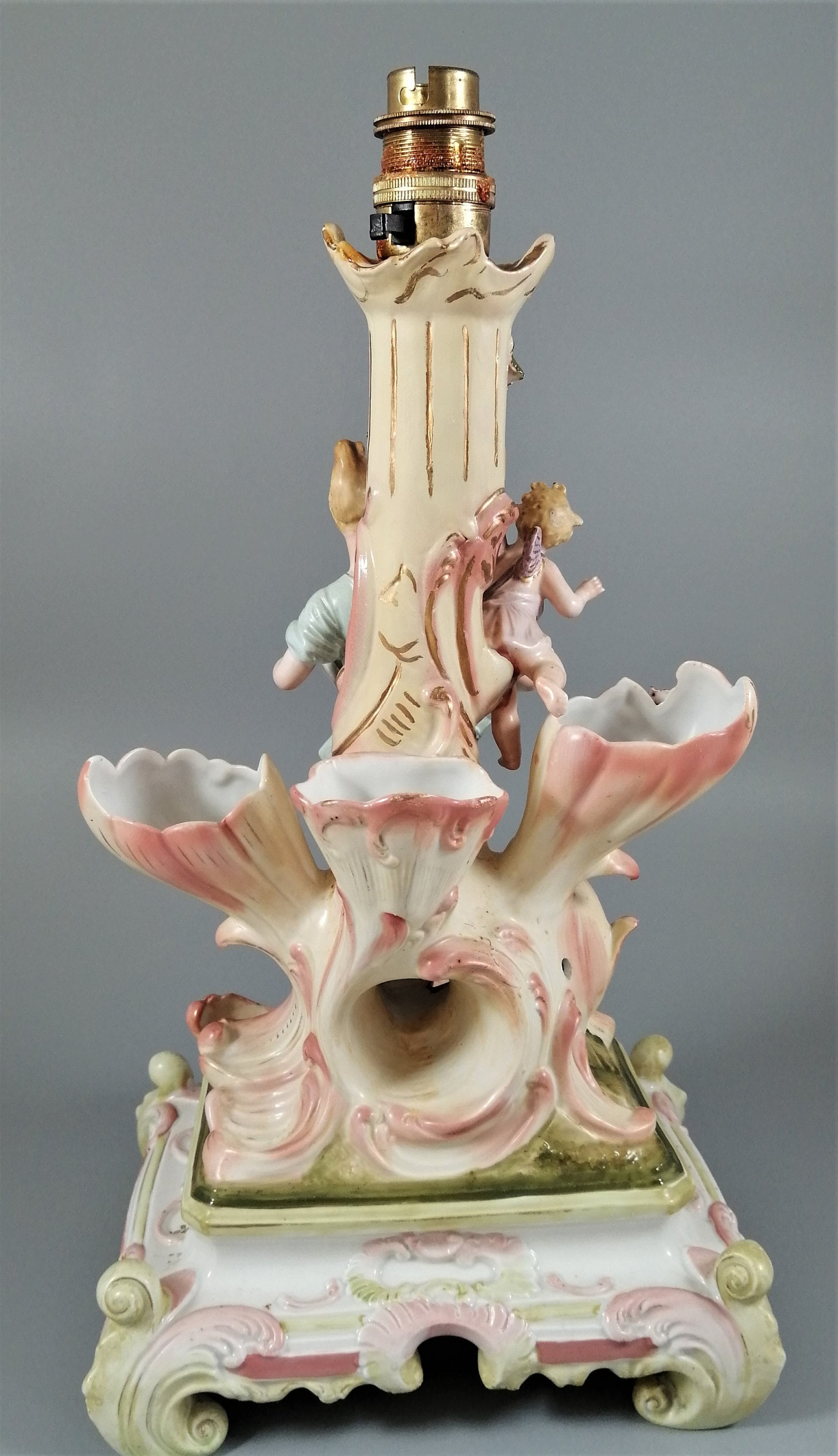 Antique Porcelain Figural Lamp With CherubsСonta & Boehme Etsy