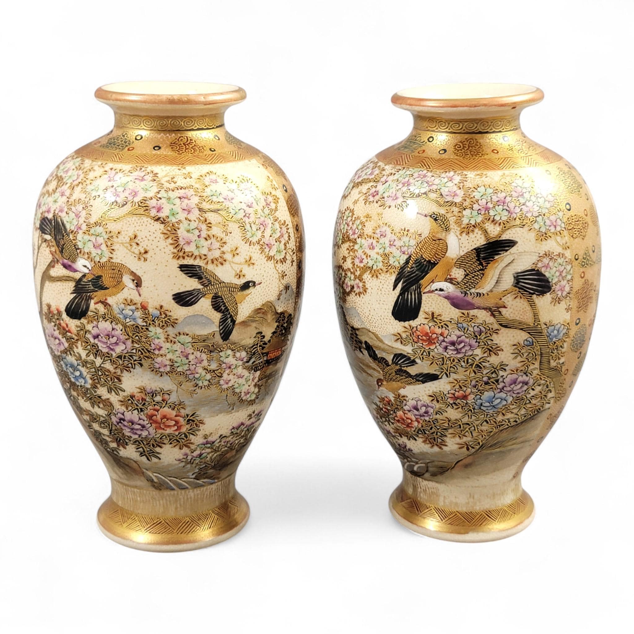 保土田造 薩摩花瓶、島津紋 — 日本 c. 1895 ～ 1915 年 - Etsy 日本