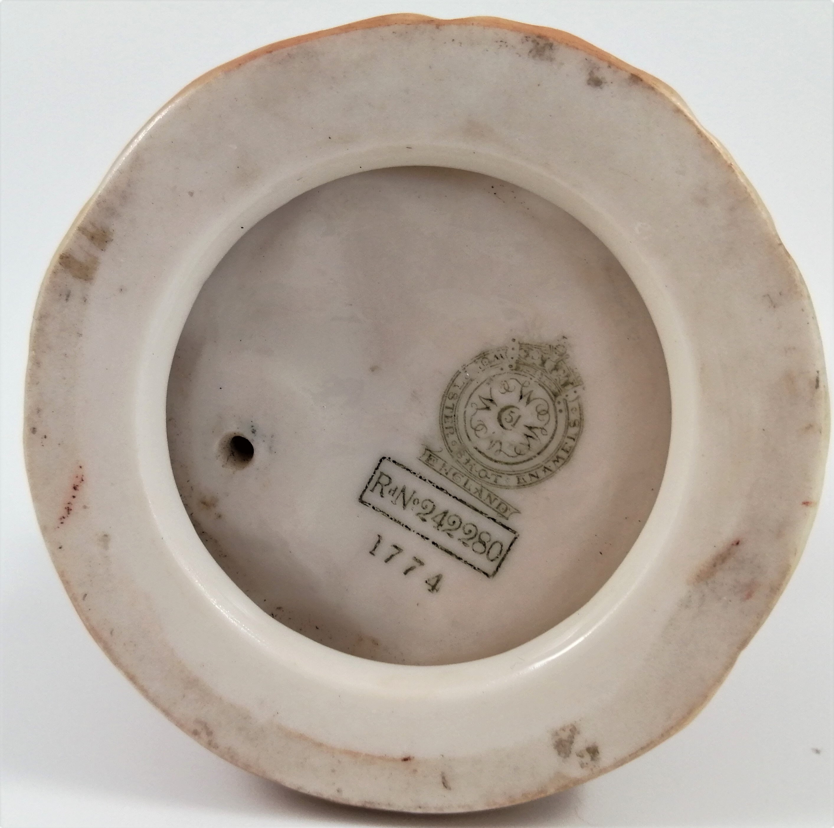 アンティーク ロイヤル ウースター フィギュア：森の男と妻