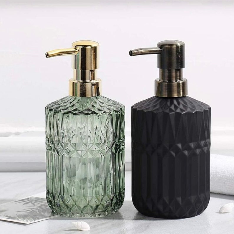 Art Deco Soap Dispenser Etsy UK