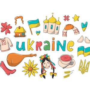 Ukraine, Ukraine Support, Ukraine Flag, Digital Goods, Blue and Yellow, Ukraine Art, Postcard