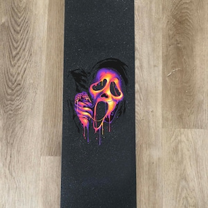 Scream skateboard grip tape