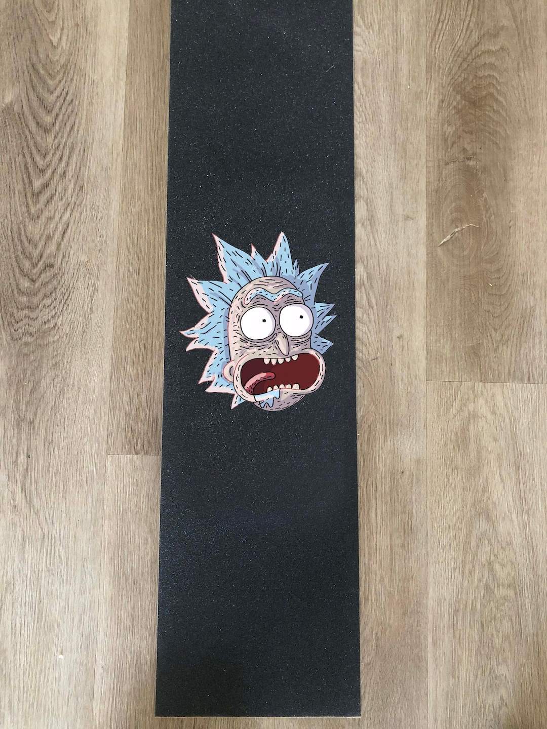 Rick and Morty Face Skateboard Grip Tape Etsy