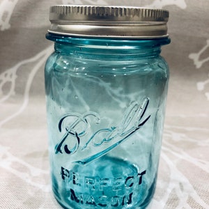 1920’s Blue Ball Mason Jar