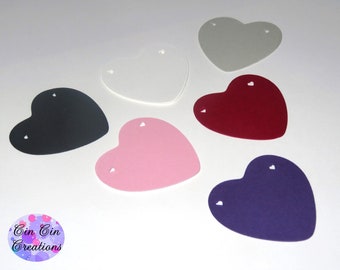 2-inch Gothic Hearts-Cardstock Cutouts-DIY-Dices Cutouts-Décor-Valentine's Day-Heart Garland-Kindness Board-Baby Shower-Wedding Cutouts