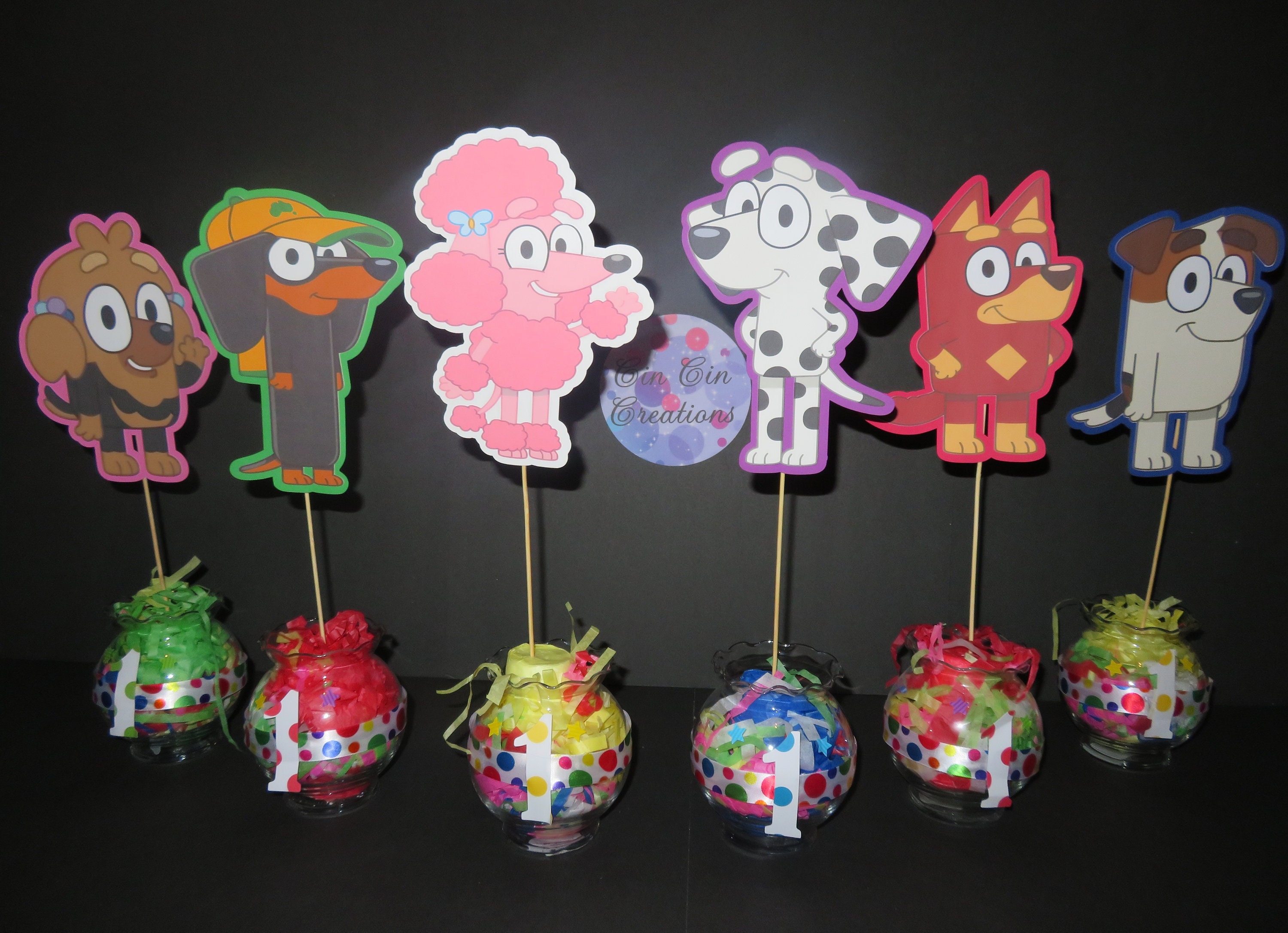 Cardstock Bluey Characters