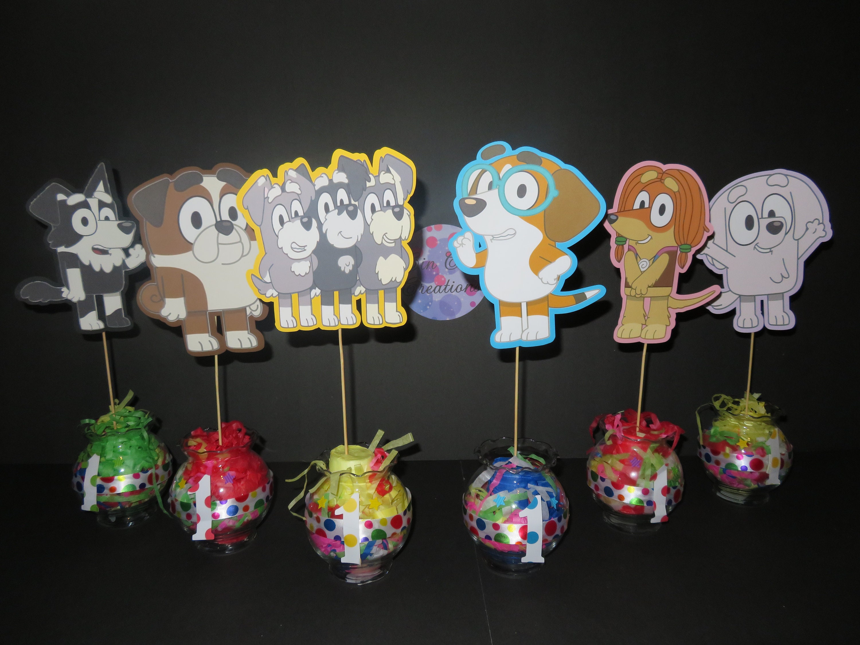 Cardstock Bluey Characters