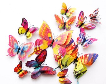 Download 3d Butterfly Wall Art Etsy
