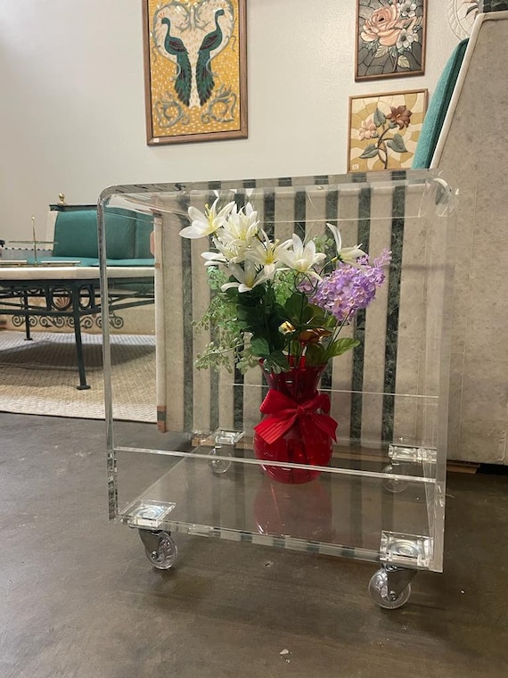 Clear 2024 accent table