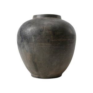 Earthy Gray Pottery Pot (Multiple Sizes)