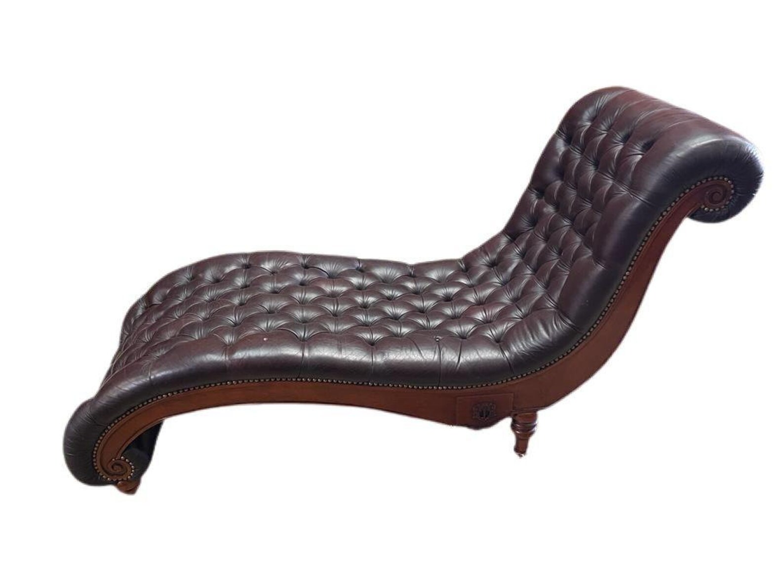 Handmade French Style Chaise Lounge Vintage Teak Wood Chaise Etsy