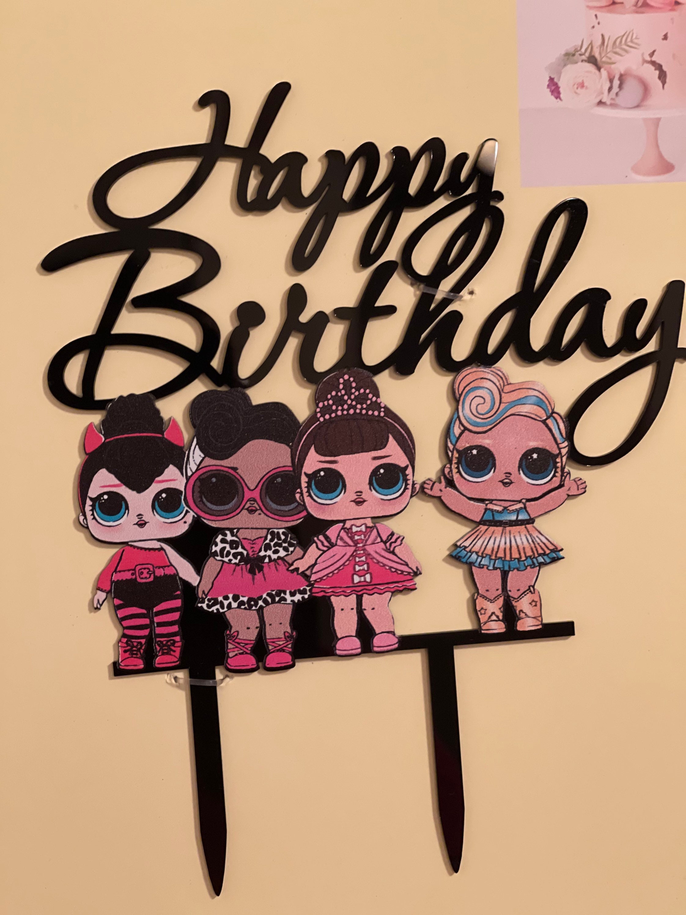Lol Logo Cake Topper
