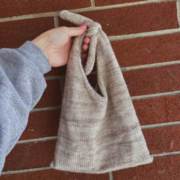 Bunny Bag Knitting Pattern (Project Bag, Handbag, Clutch)