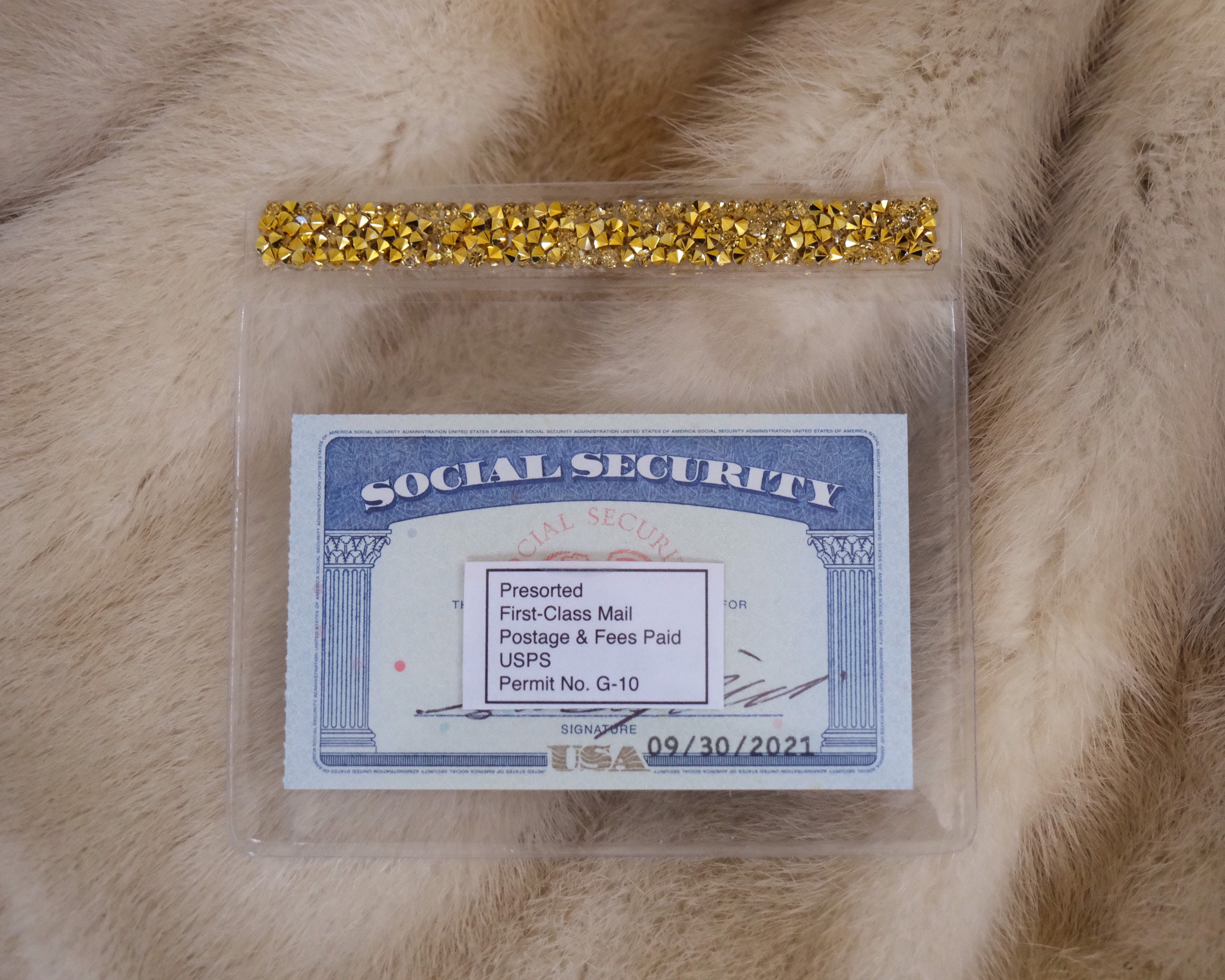 sleeve for social security card Yamato Tarot Art Style One Piece Holographic Card Sleeves – Kado Supplies main image 1
