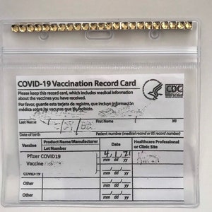 Vaccination Record Card holder