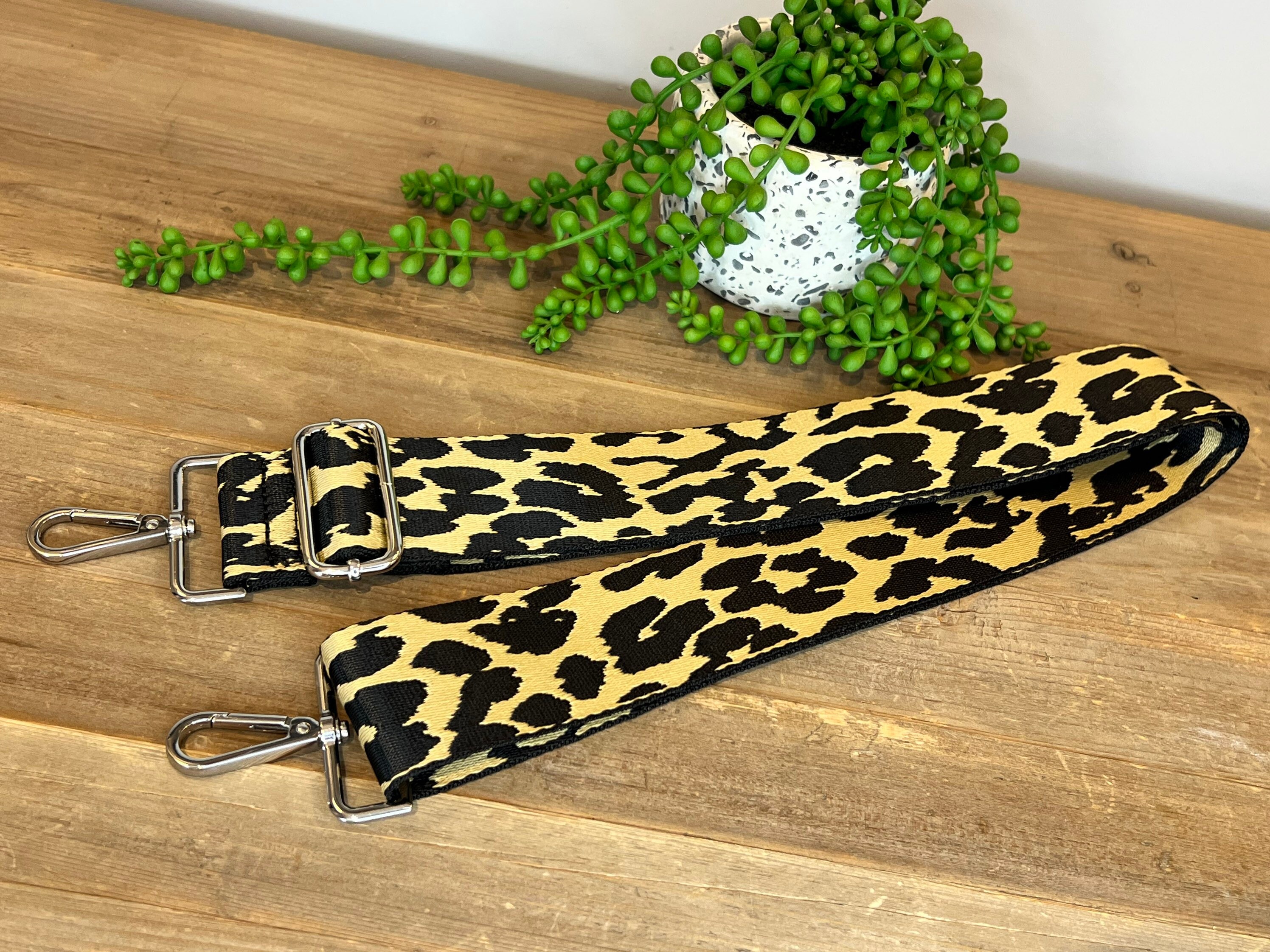 Leopard Print Bag Strap Removeable 