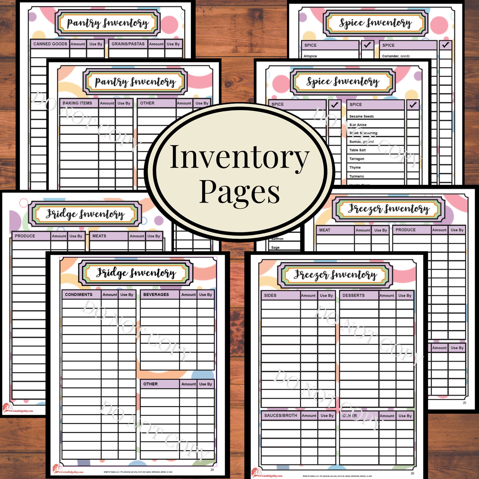 Grocery Budget Binder Kit CIRCLES Design Budget Kit Budget Printable ...