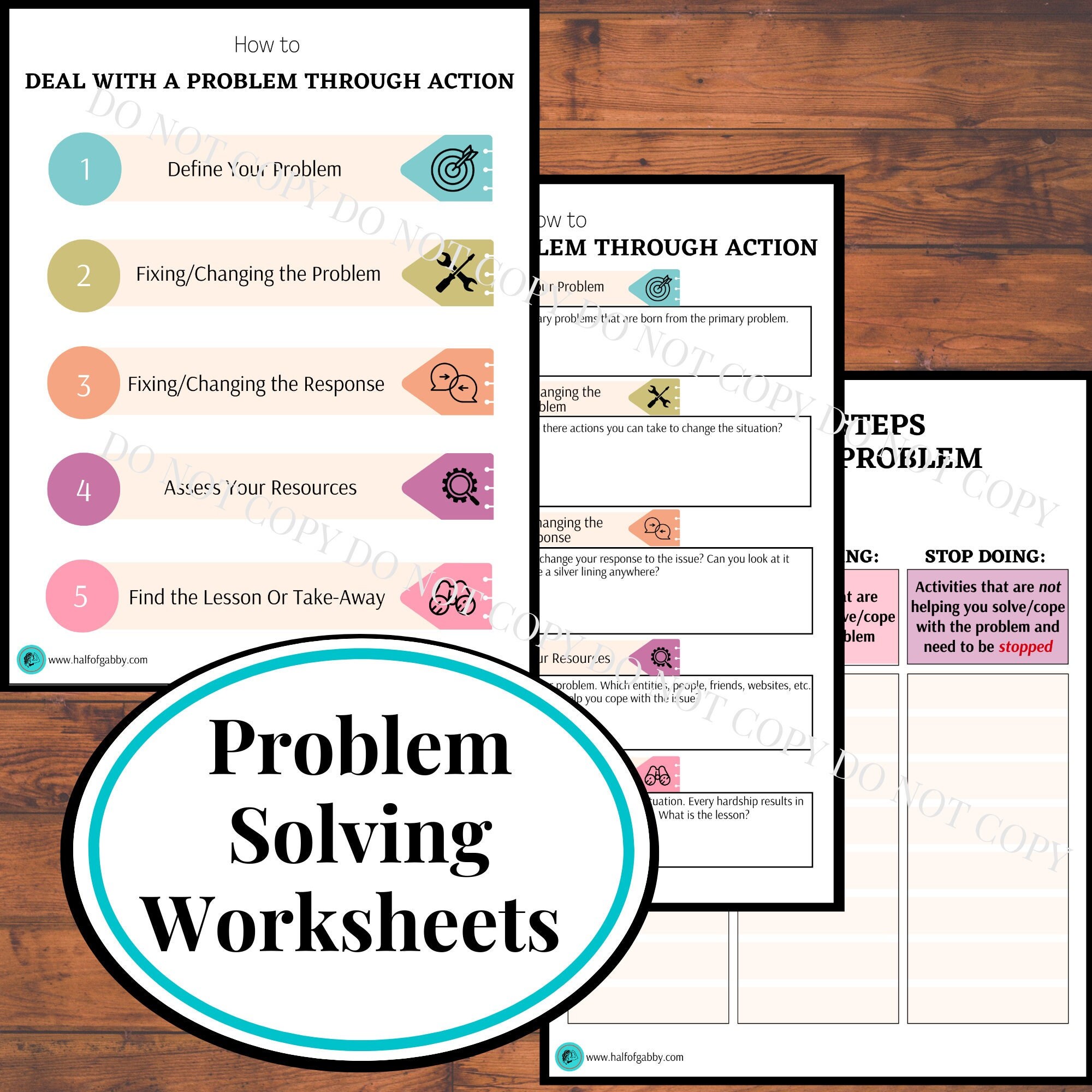 Problem Solving Exercise Problem Solving Worksheets Problem Solving ...