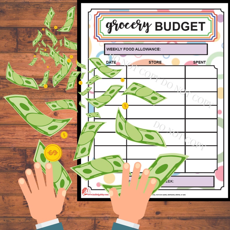 Grocery Budget Binder Kit CIRCLES Design Budget Kit Budget Printable ...