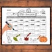 Fall Step Tracker Autumn Step Log Step Tracker Walk Log Exercise ...