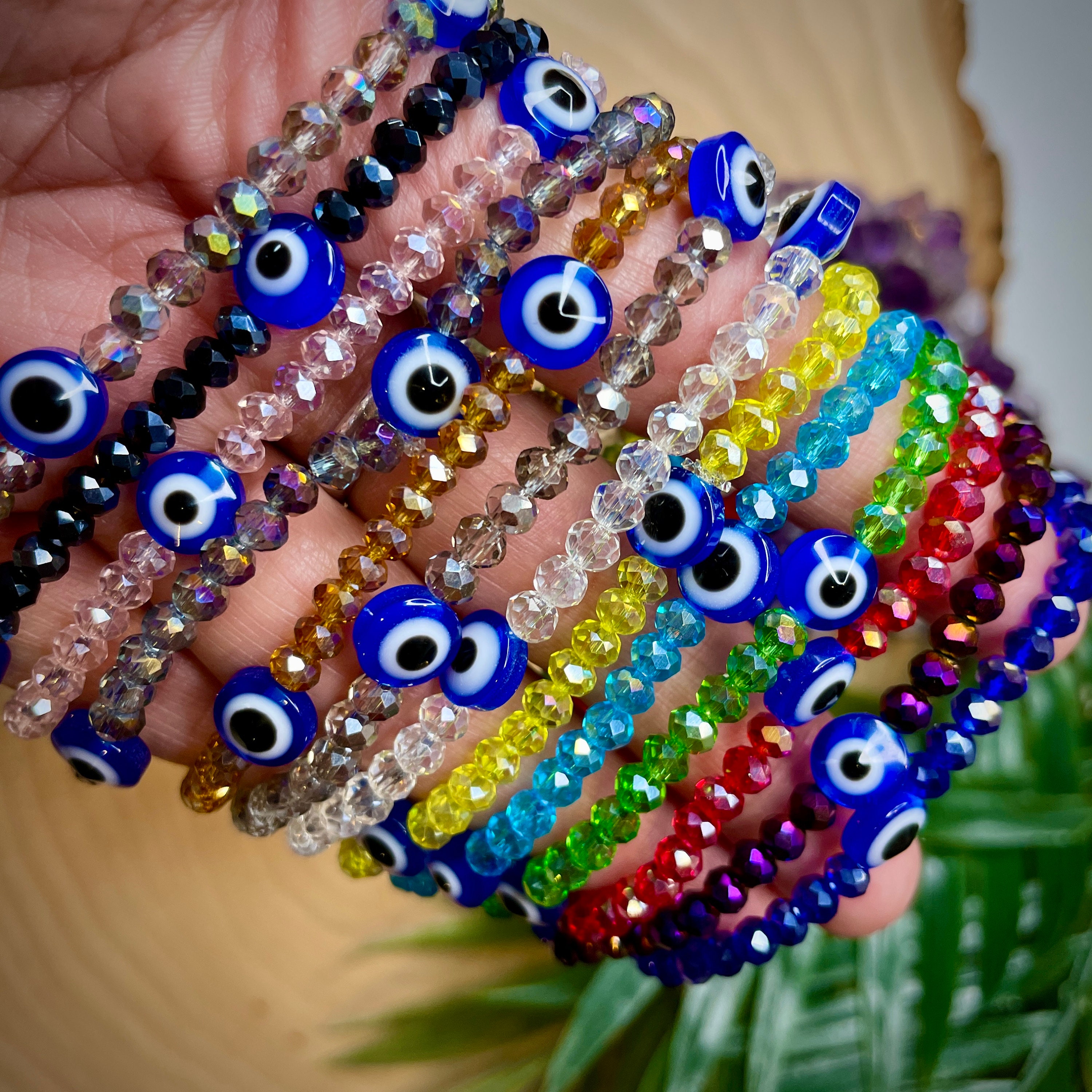 CUSTOM HANDMADE Beaded Evil Eye Bracelets -  Canada