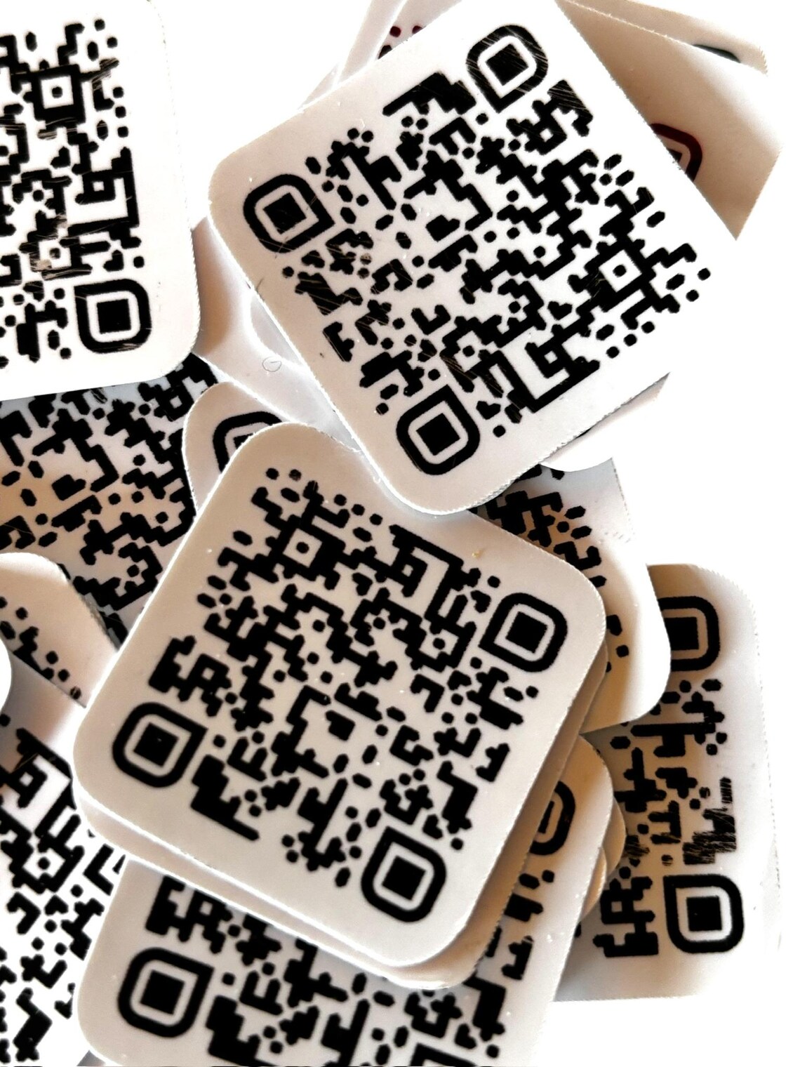 Personalized QR Code Sticker, Own Logo Stickers With QR Code ...