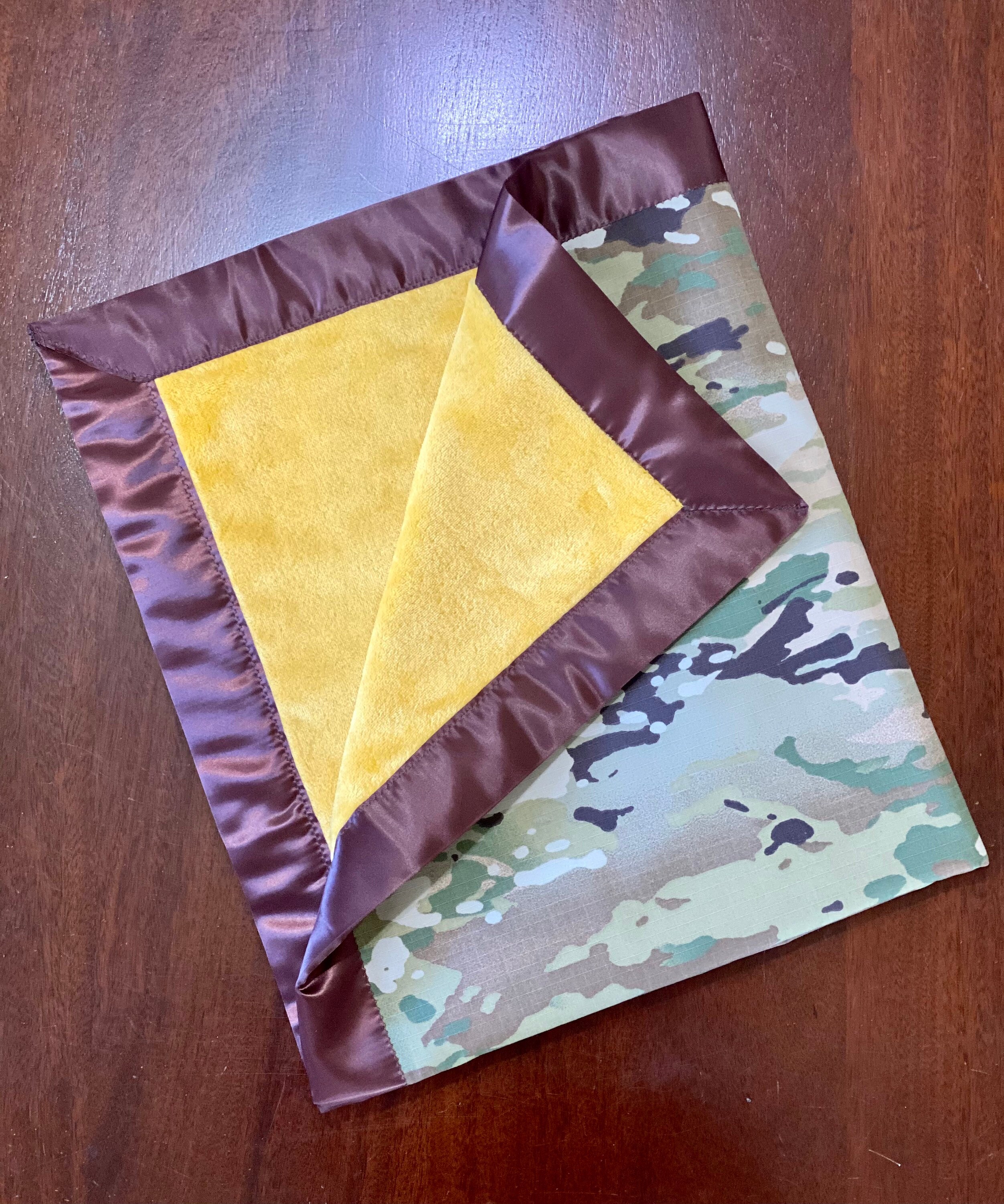 Army Baby Blanket Etsy