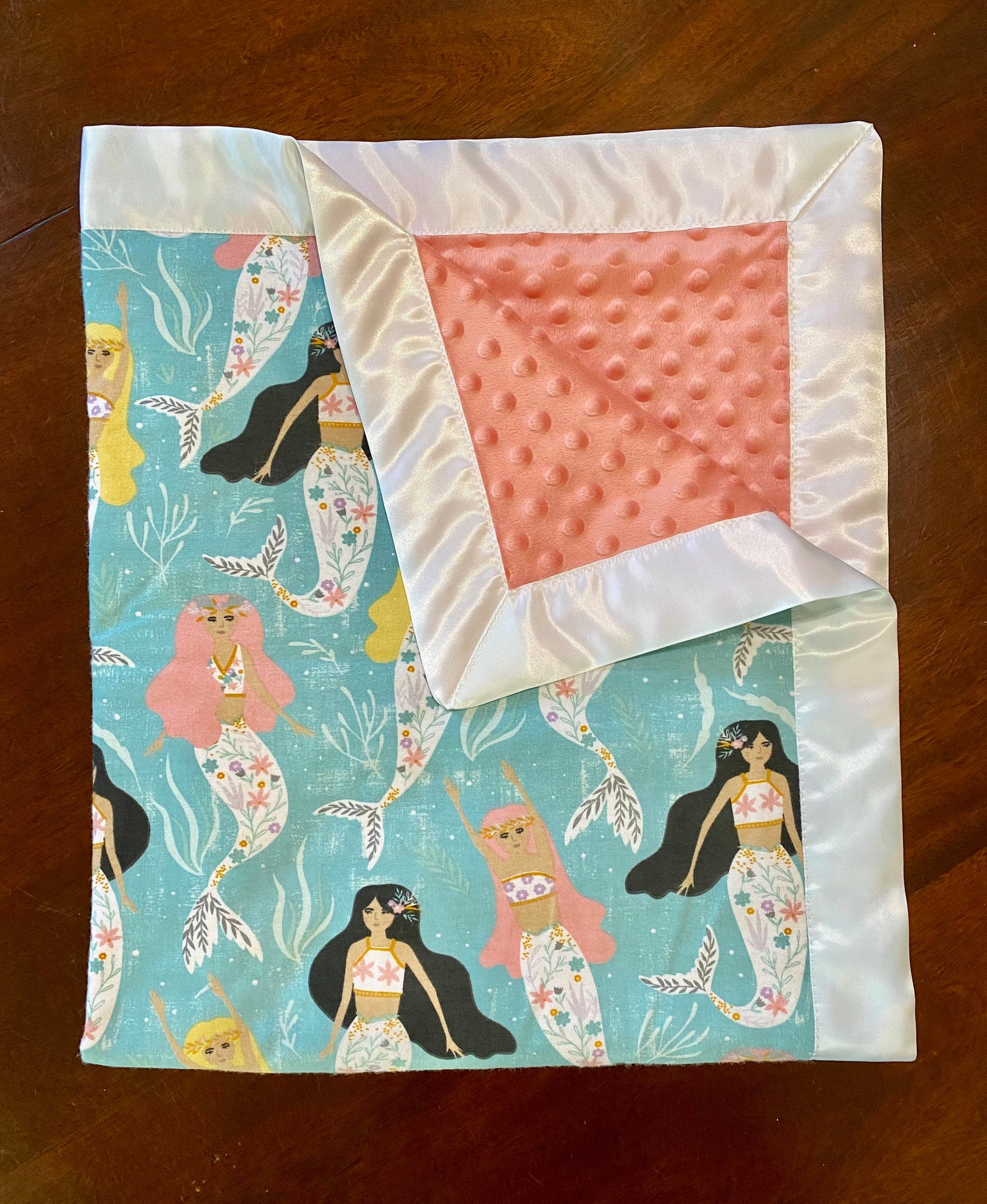 Mermaid Baby Blanket Etsy