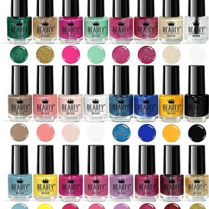 48 x Nail polish varnish set 48 Different Bright modern colours Display Box Ideal for a gift image 4