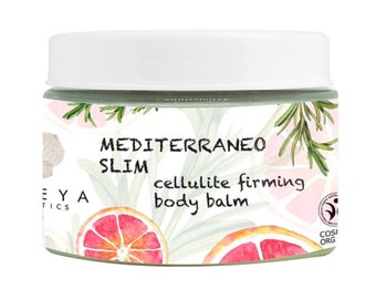 MEDITERANEO Nourishing Skin Care Balm 100% Organic Shea Butter and Cocoa Butter Firms and Tones Reduces Cellulite and Stretch Marks 150ml