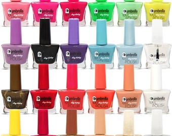 24 x langdurige nagellakset 24 moderne kleuren 11 ml geavanceerde, duurzame formule heldere tinten
